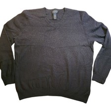 Banana Republic 100 Merino Wool Sweater Mens XXL Base Layer Navy Blue Layering