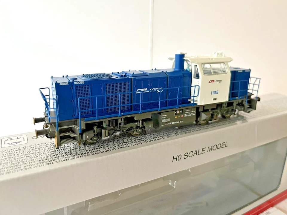 MEHANO HO LOCOMOTIVE DIESEL G1000 CFL CARGO 1105 REF 90551 NEUF EN BOITE - Photo 2/4