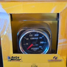 Autometer Cobalt Analog Boost Gauge 0-35 Psi 2 116 In. Analogbmechanical 6104