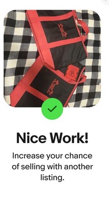 Trader Joe's Insulated Tote Bag Red/Black