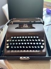 Vintage 1950s Smith-Corona Sterling Typewriter Working condition – Case Included thumbnail