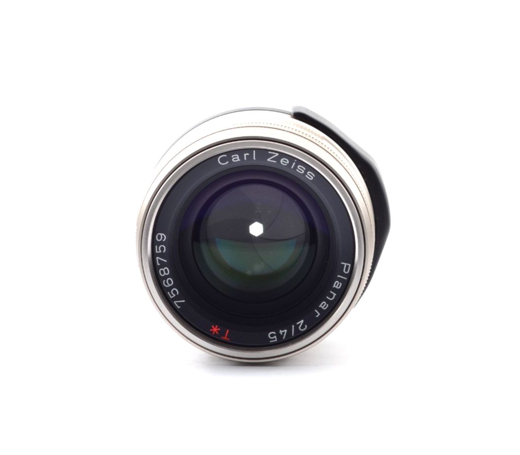 RARE!!!【Top Mint】 Contax Carl Zeiss Planar T* 45mm f/2 Lens From
