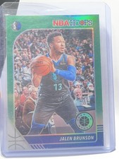 2019-20 Panini NBA Hoops Premium Stock Jalen Brunson Green Prizm #42