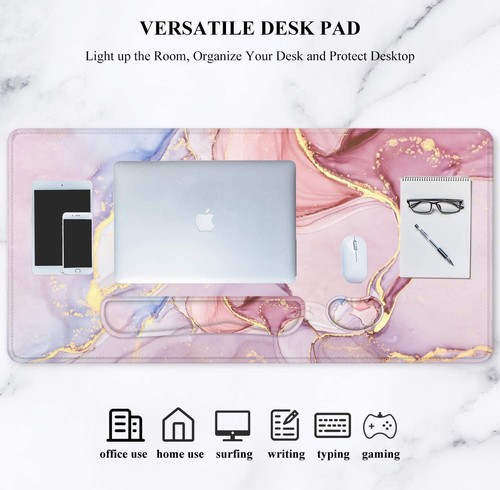 Desk Mat, Mouse Pad with Wrist Rest, 4-in-1 Large Mouse Pads for Desk, Ergono... - Bild 7 von 7