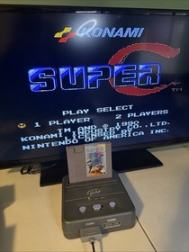 Super Contra Nintendo NES Game Cartridge Tested