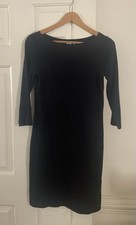 NEW With TAGS Gap Black Dress Cotton Modal Spandex 3/4 Sleeve Small Classic