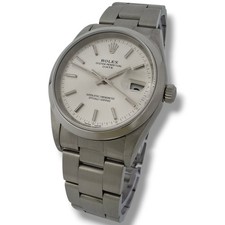 Rolex Oyster Perpetual Date 15200 Silver Dial 34mm Watch 2001 Box & Papers