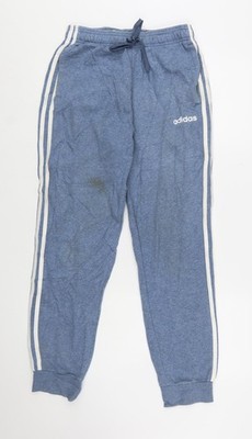 Adidas Jogginghose Herren blau klein mit Streifen