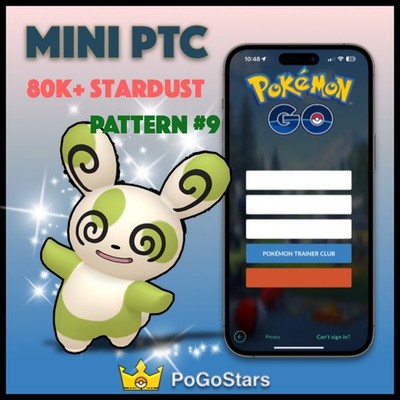 Pokémon PTC Go - Shiny Spinda #9 (Broken Heart) - 80K Stardust Read Description 
