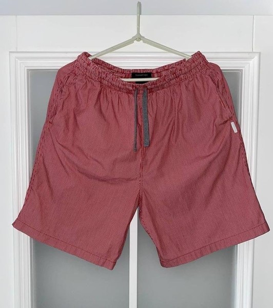 Men Ermenegildo Zegna Shorts Red Cotton 31