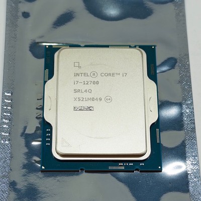 Intel Core i7-12700 12 Core 4.9 GHz (8p 4e Core) SRL4Q CPU Processor