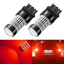 2x Auxito 3157 3156 Red Led Brake Stop Tail Light Parking Bulb Canbus Error Free 2x Auxito 3157 3156 Red Led Brake Stop Tail Light Parking Bulb Canbus Error Free