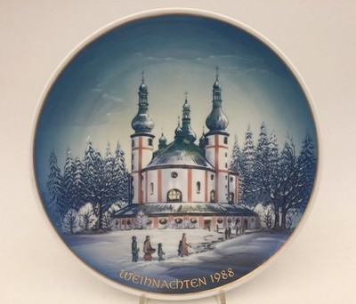 Rosenthal Weihnachtsteller 1988 - Drexler - Waldsassen