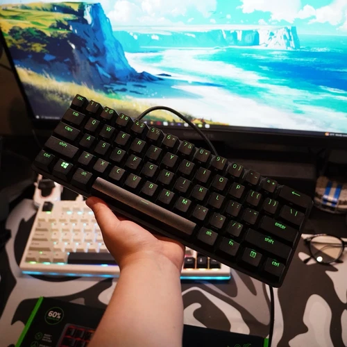 Razer Huntsman Mini 60% Optical Gaming Keyboard with USB-C Cord