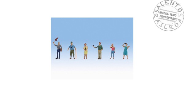 Noch 15472 Figuren: Gruppe Von Tourist In Visitenkarten Wizard In Skala 1:87 H0-image