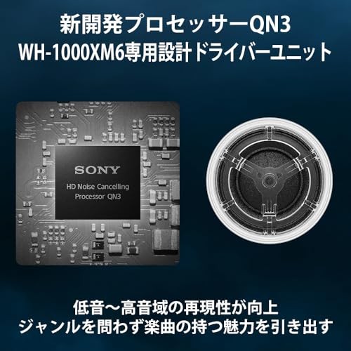 Sony WH-1000XM6 Die besten kabellosen Noise Cancelling Kopfhörer - Platin Silber - Bild 4 von 9