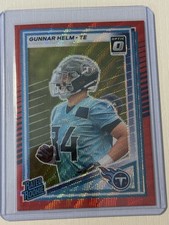2025 Donruss Gunnar Helm #371 Optic Red Wave Rated Rookie