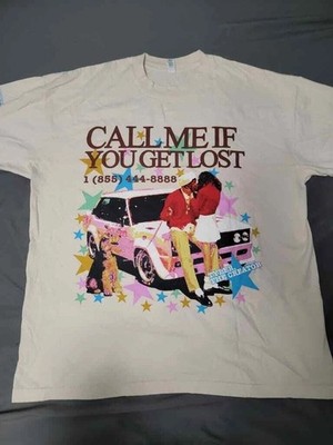 Tyler The Creator Call me if you get lost White Unisex T shirt Reprint S-5XL