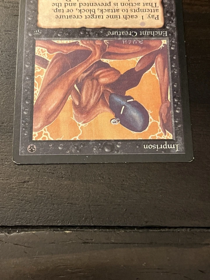 Magic MTG Legends Imprison Excellent LP  Banned DISAVOWED CARD 1994 - Image 4 of 4