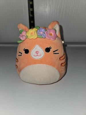 Squishmallows Easter Edition Gigi the Tabby Cat  with Flower Crown Plush 6 