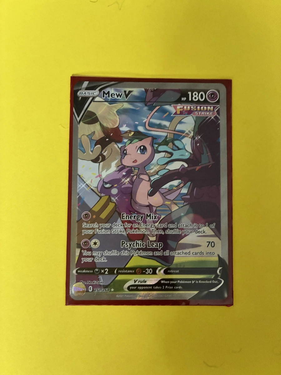 Mew V Pokémon TCG Cards for sale | eBay