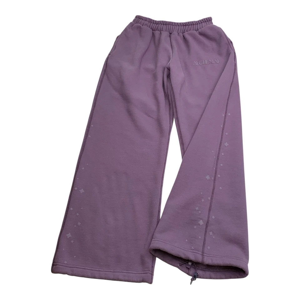2024 Alchemai Sweatpants Women's Purple Lavender Size L/XL Baggy Oversized