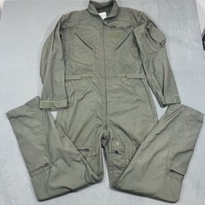 CWU-27/P Flight Suit Flyers Coveralls 38 L Sage Green USAF Summer Fire Resistant
