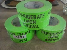 Refrigerate Upon Arrival 3 x 5", Green Shipping Labels - 1500 count ULINE
