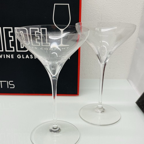 Riedel Vitis Kristall, 2 Martini Gläser Sektschalen 19,5 cm - Bild 2 von 7