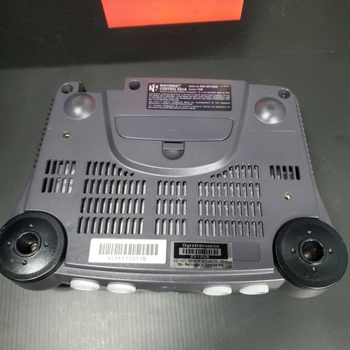 Consola Nintendo 64 Negra con JUEGO, Mando y Cables NUS-001 N64 - Imagen 11 de 12