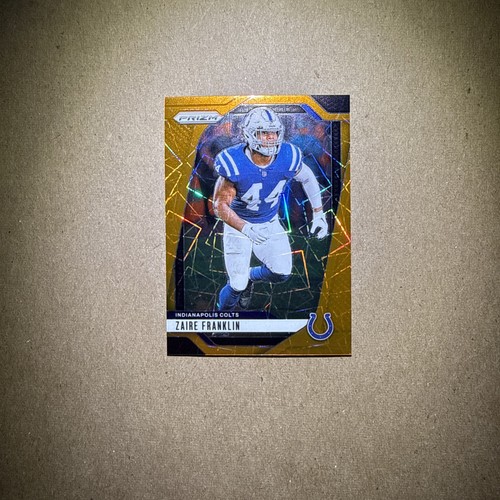 2024 Panini Prizm Lazer Orange - Zaire Franklin #124 Indianapolis Colts - Bild 1 von 2