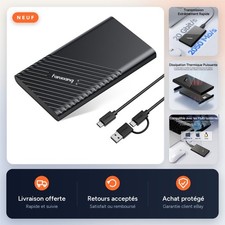fanxiang SSD Externe Portable 1 To USB-C 2000 Mo/s PS2000W