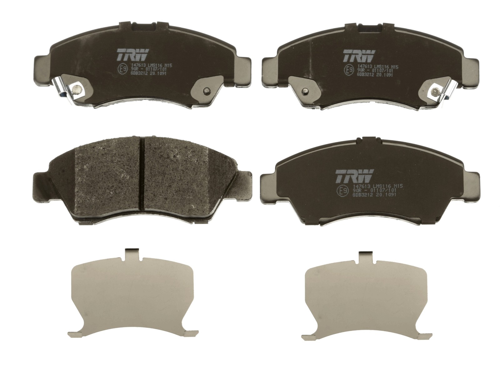 For TRW GDB3212 brake pad set, disc brake GDB3212 as part of ZF aftermarket, ev