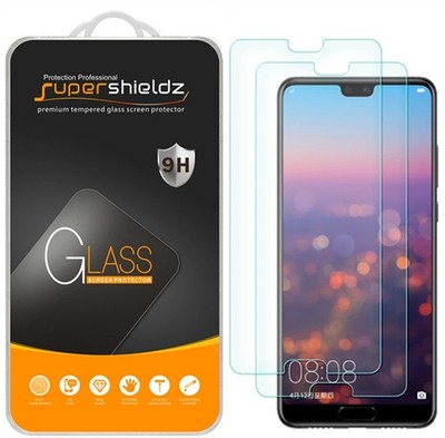 Supershieldz (2 Pack) Designed for Huawei P20 Tempered Glass Screen... 