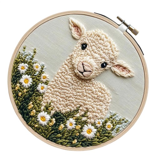 Embroidery Kit Punch Needle Stitching Needle Pen Weaving Knitting Sewing Tool - Picture 12 of 12