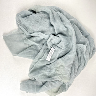Restoration Hardware Light Gray Cashmere Infinity Scarf