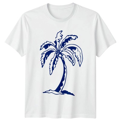 Palme Tropical Tree Herren T-Shirt Damen Grafik Tee Unisex Strand Urlaub