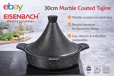 Eisenbach 30 cm Tagine Pot Marble Coated with Soft-Touch, New