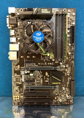 Gigabyte GA-H170-HD3 DDR4 Mainboard mit Core i7-6700 CPU + 16GB RAM