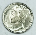 1918 D MERCURY DIME SUPERB GEM BU+++! BEAUTIFUL CONSTITUTIONAL SILVER! NR #K2976