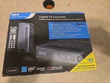 RCA DTA800B1 Digital TV Converter Box Analog to Digital w/ Remote - Open Box