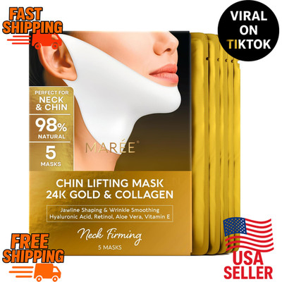 MAREE V Line Lifting Mask 24K Gold Jawline Firming Strap