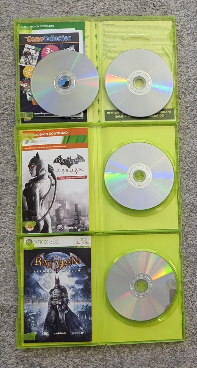 Microsoft Xbox 360 Batman Arkham Asylum/City/Origins PAL Acción Xbox Live