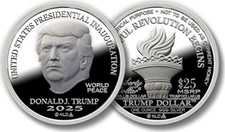 2025 Trump 1oz Silver First Strike Type High Quality!!!! 105.26 per troy oz