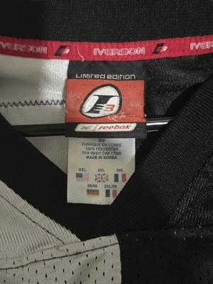 Vintage Limited Edition Split Allen Iverson Reebok Football Jersey