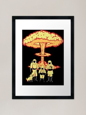 Kernfamilie E gerahmter Kunstdruck gerahmt Wandbild Poster Leinwanddruck Bild