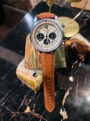 #ad #ad Citizen Men#x27;s Eco Drive Chronograph Quartz Watch NWT Stainless Steel $67.00