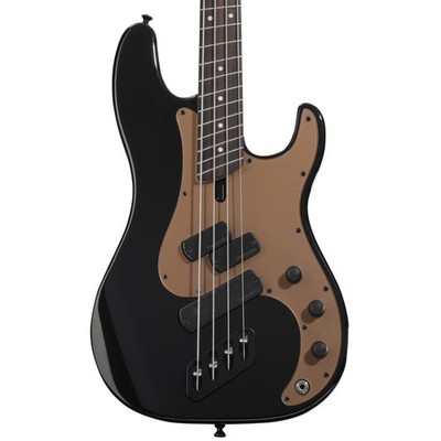 Dingwall SP1 Multi-Scale 4-String Bass Guitar, Rosewood, Gloss Metallic Black