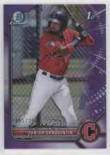 2022 Bowman Chrome Prospects Purple Refractor /250 Junior Sanquintin #BCP-80 0c6
