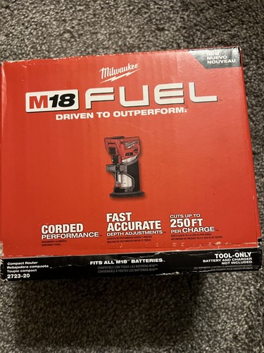 Milwaukee Compact Router TOOL ONLY new in box Fits all M18 batteries | eBay